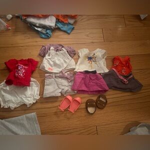 American girl, doll, coastal, aesthetic clothes, and accessories
